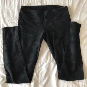 Lululemon Black Camo Leggings